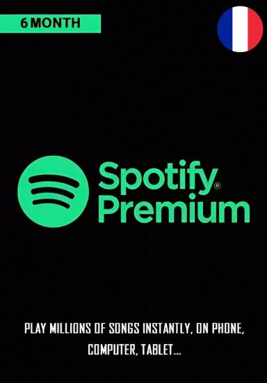 Spotify 6 Months FR Gift Card cover image