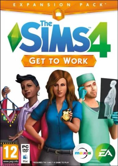 The Sims 4: Get to Work DLC (PC/MAC) cover image
