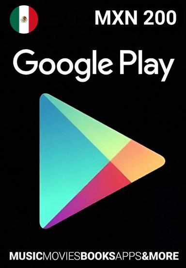 Google Play 200 MXN Gift Card cover image